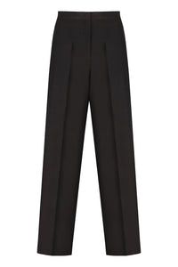 Wool and silk pants